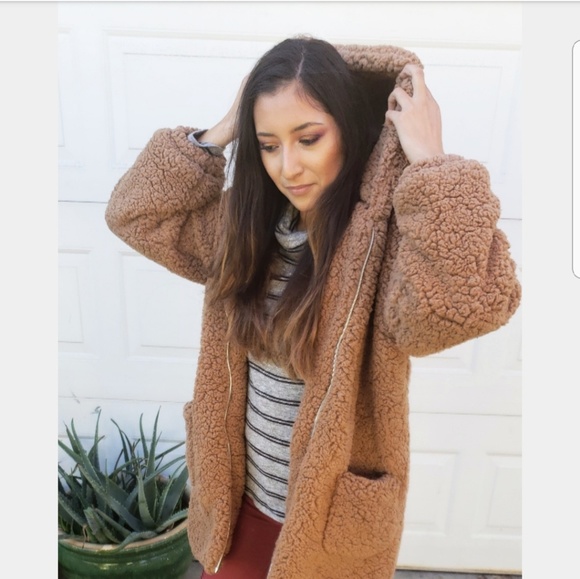 🆕️//The Becky/ Teddy hoodie Jacket - Picture 3 of 6